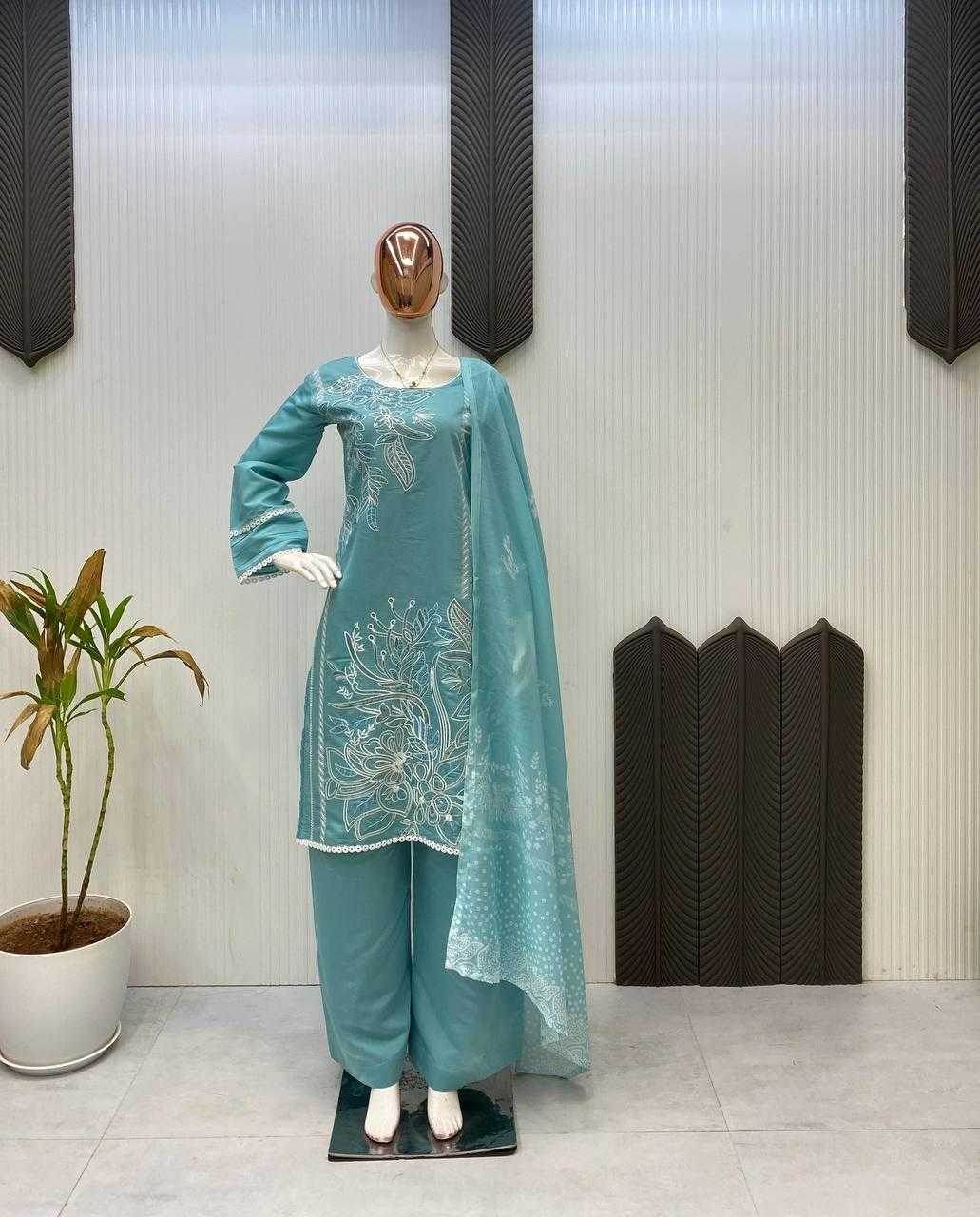 Premium Roman Silk Ladies Palazzo Suit - MYLUXURY LANE ENTERPRISE